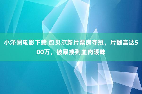 小泽圆电影下载 包贝尔新片票房夺冠，片酬高达500万，被暴揍到血肉暧昧