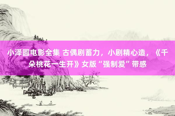 小泽圆电影全集 古偶剧蓄力，小剧精心造，《千朵桃花一生开》女版“强制爱”带感