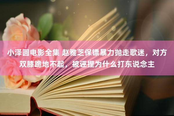 小泽圆电影全集 赵雅芝保镖暴力抛走歌迷，对方双膝跪地不起，被诬捏为什么打东说念主